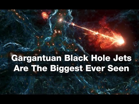 The largest black jets ever seen take over 140 galaxies in the Milky Way